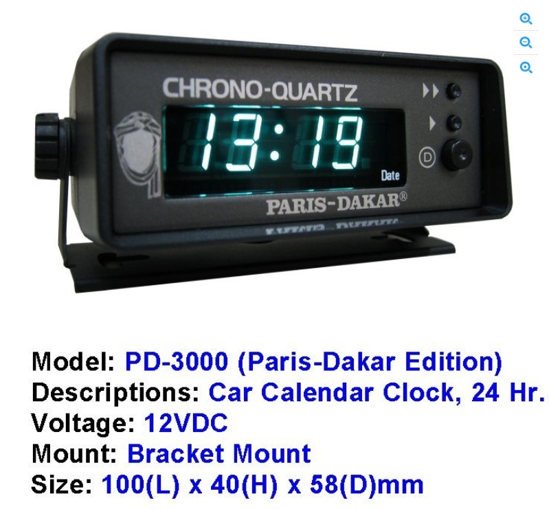 Digital Uhr LED LCD Thermometer für Auto KFZ 