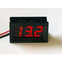 Digital Voltmeter Panelmeter Einbauvoltmeter DC 0- 99,9V Rot LED Spannungsmesser