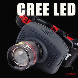 **** 1W CREE Power LED Kopflampe Stirnlampe Headlampe Outdoor Geocaching ****