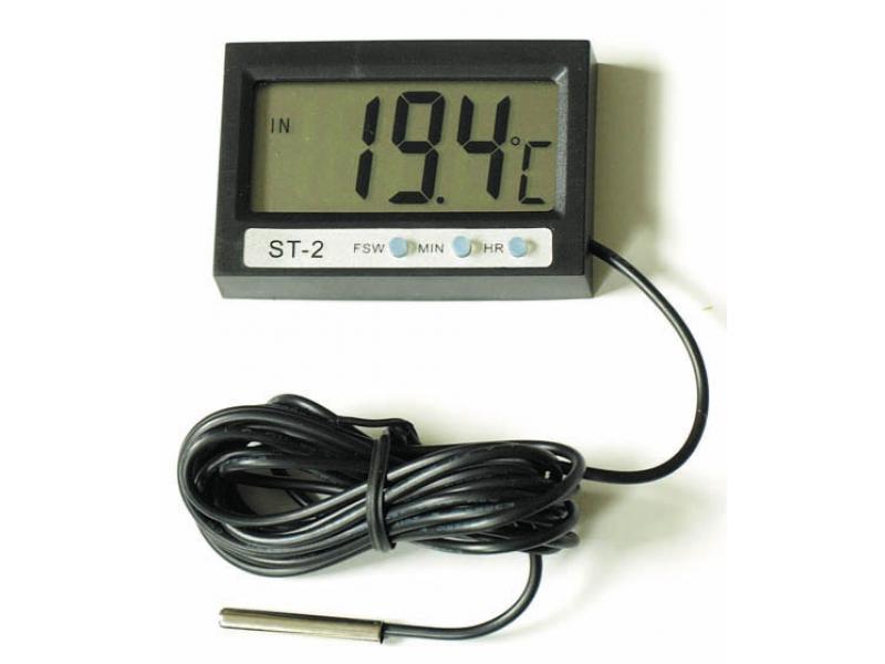 5m digital Kesselthermometer LCD Thermometer groß Jumbo-Display bis 100°C Kabel 