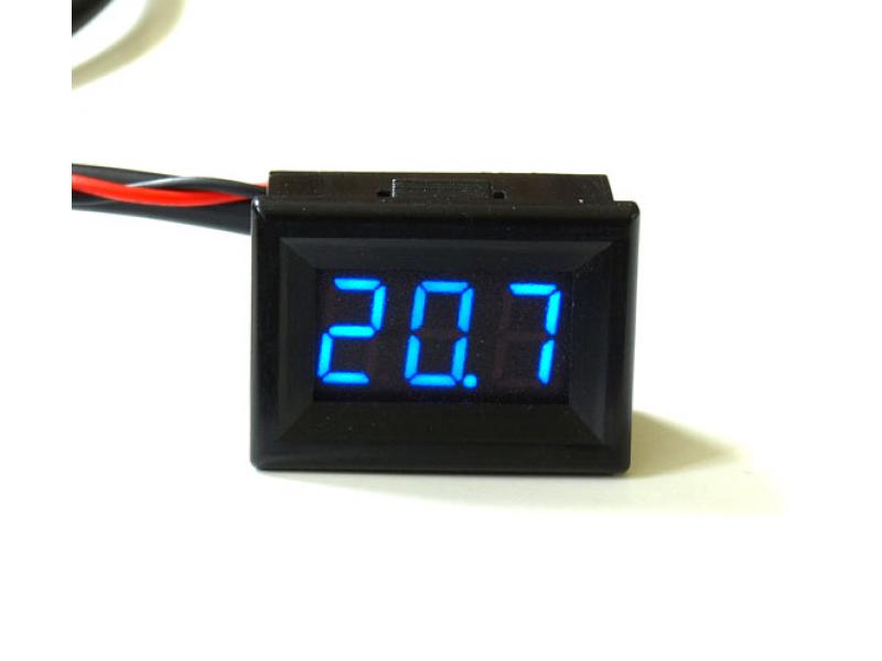 Thermometer digitale LCD Temperatur Anzeige +Außensensor mißt
