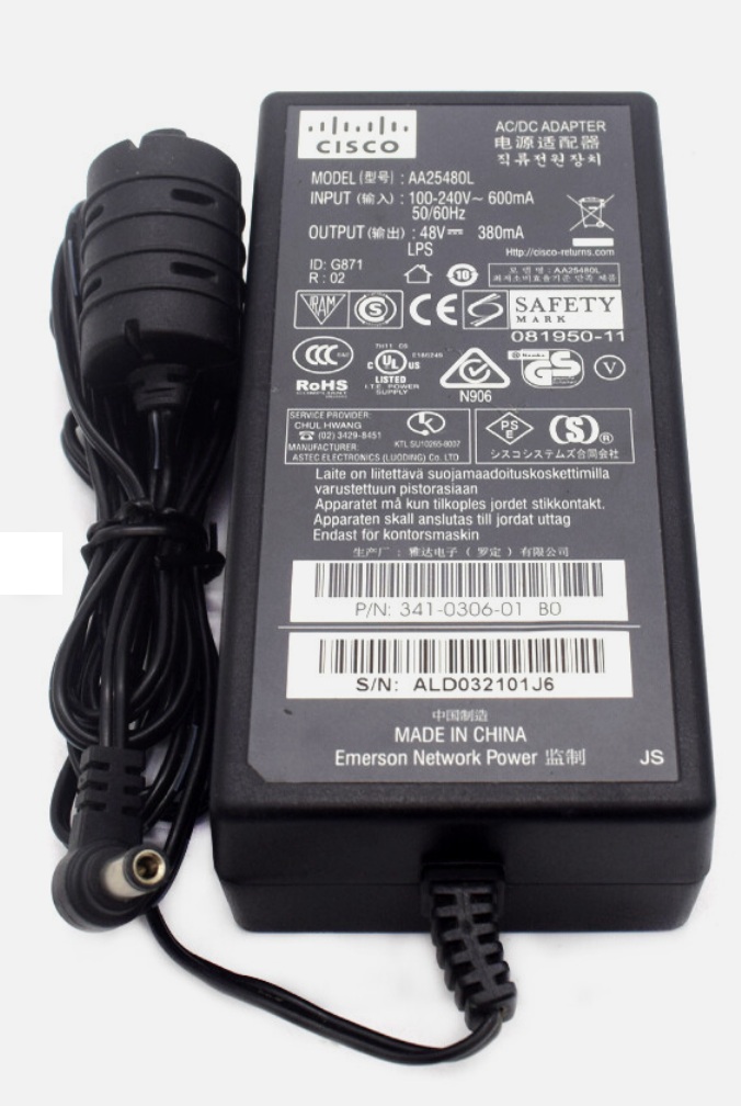 Original Cisco Netzteil 48V 380mA Aironet und IP-Phone