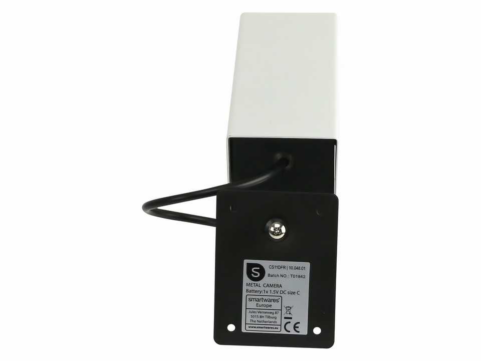 Kameradummy KH-Smartwares CS11DFR Metallgehäuse LED rot