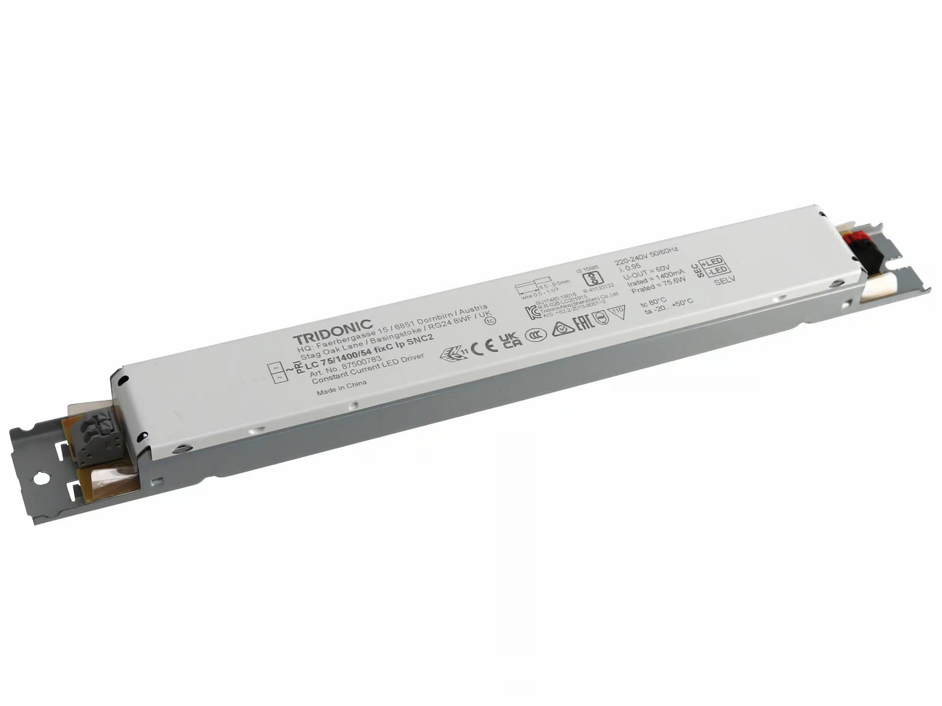 TRIDONIC LED Schaltnetzteil 87500783 LED-Driver 1400mA