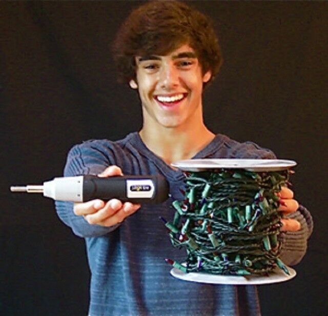 Kabelaufroller Kabel Seil Roller Akkuschrauber Wickelmaschine 2xLeerspule Wickel