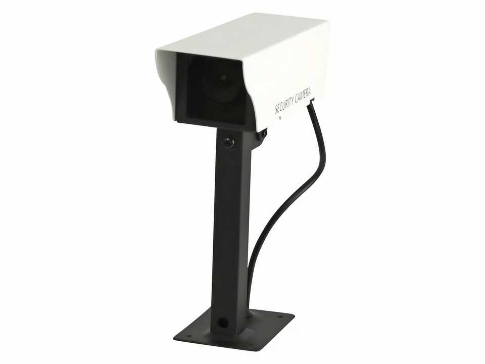 Kameradummy KH-Smartwares CS11DFR Metallgehäuse LED rot
