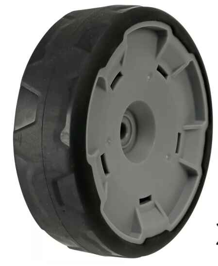 Kunststoffrad Gummi Lauffläche 145mm Achse 9-10mm Bosch Rotak