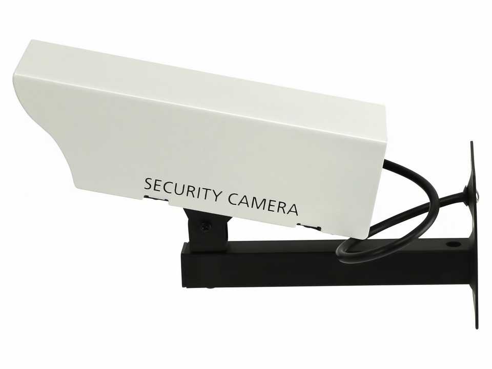 Kameradummy KH-Smartwares CS11DFR Metallgehäuse LED rot