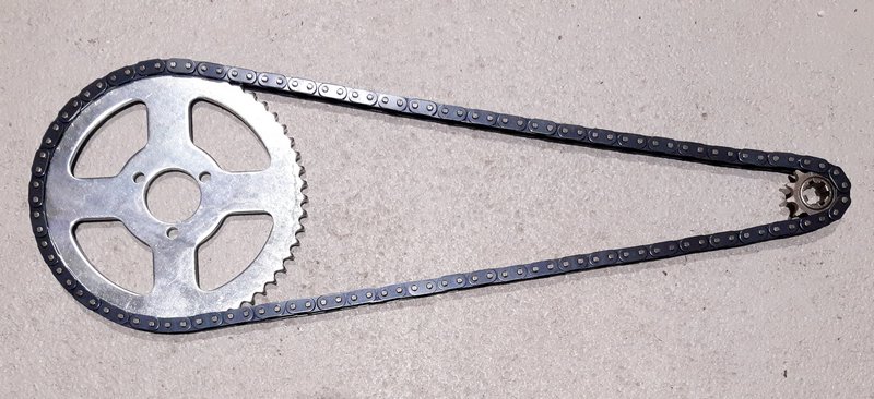 T8F Kette mit 11er + 54er Zahnrad