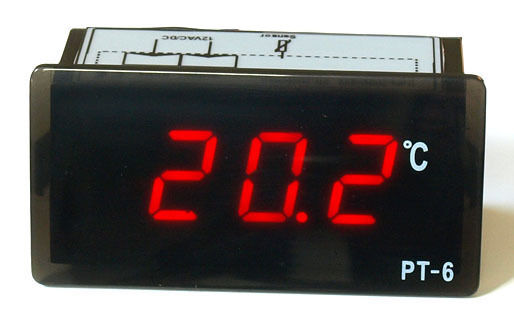 LED Thermometer 0 bis 150°C !!!! Einbauthermometer Digitalthermometer sw