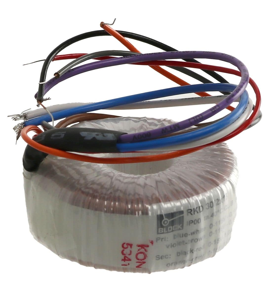 Trafo Netzteil Ringkerntrafo RKD 30 2x15V oder 30V/1 A