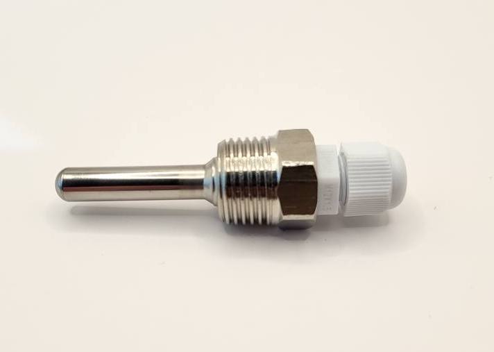 Tauchhülse Edelstahl DN12 G 1/2" V4A für Temperaturfühler 4-6mm Heizung Puffer