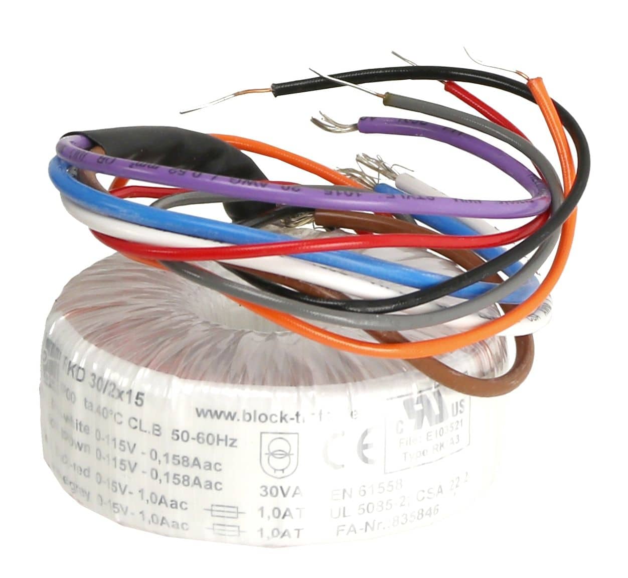 Trafo Netzteil Ringkerntrafo RKD 30 2x15V oder 30V/1 A