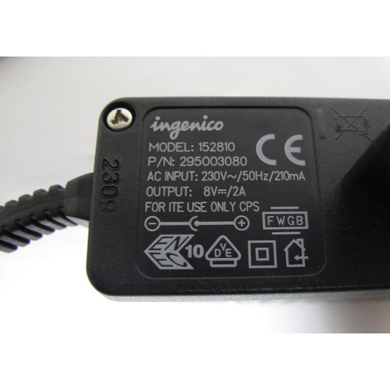 Stecker-Netzteil 8V 2A stabilisiert Trafo Netzgerät AC/DC Adapter