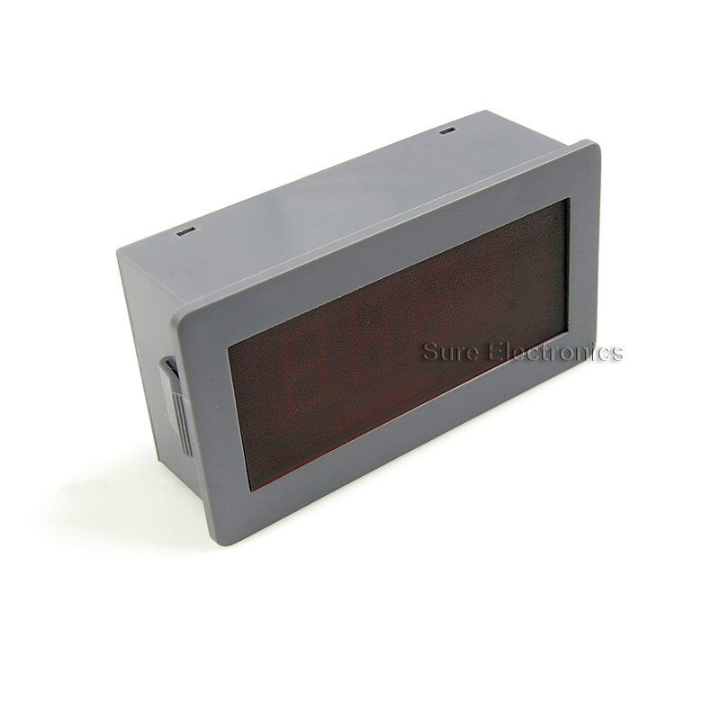 LED Einbauthermometer 2 Fühler!!!  -30°+125°C DS18B20 2x 7 Meter gesteckt-rot-6 - 14V DC